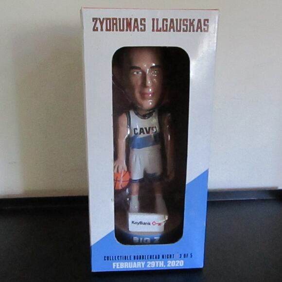 Zydrunas Ilgauskas Cleveland Cavaliers Bobblehead Collectible NBA Cavs 2020 - Picture 3 of 12